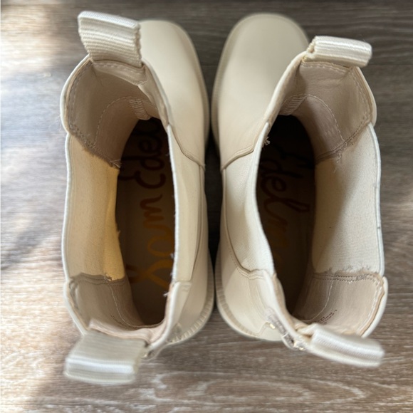 Sam Edelman Women’s Laguna Ivory Chelsea Boots 8.5 - Picture 6 of 7